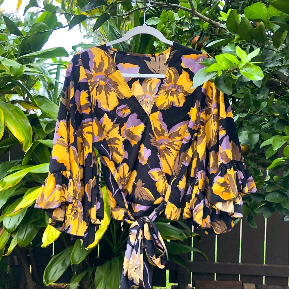 Tropical Floral Blouse